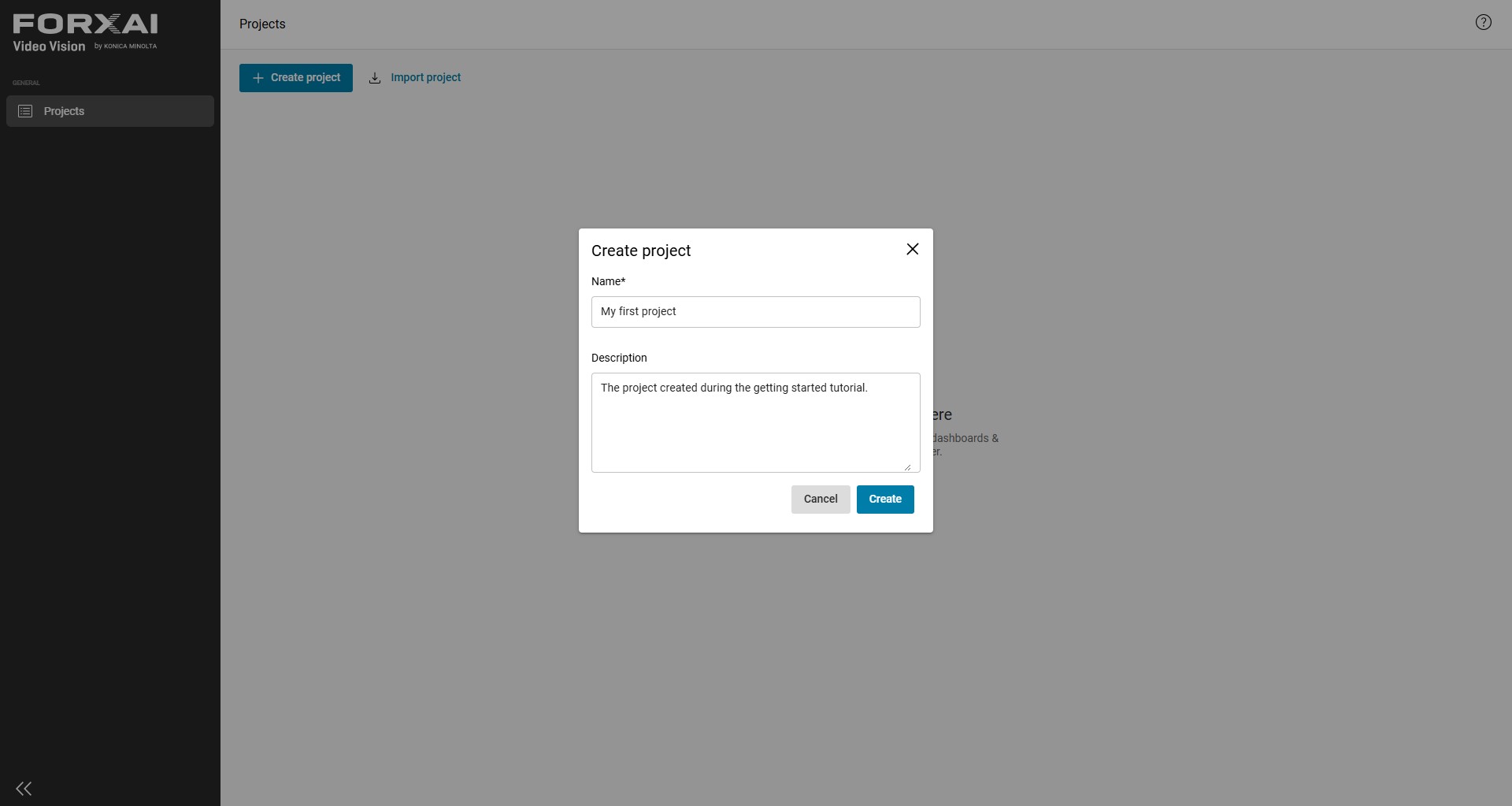 The dialog