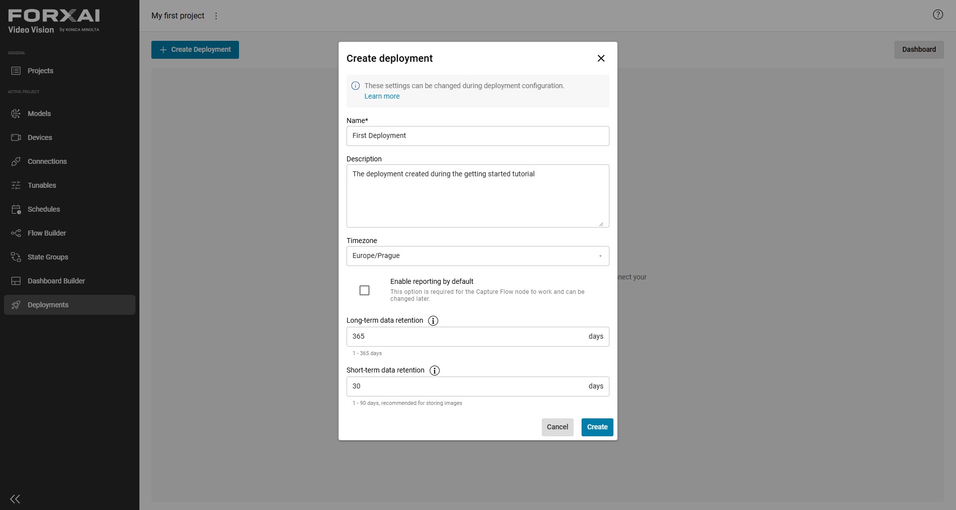 Deployment Configuration