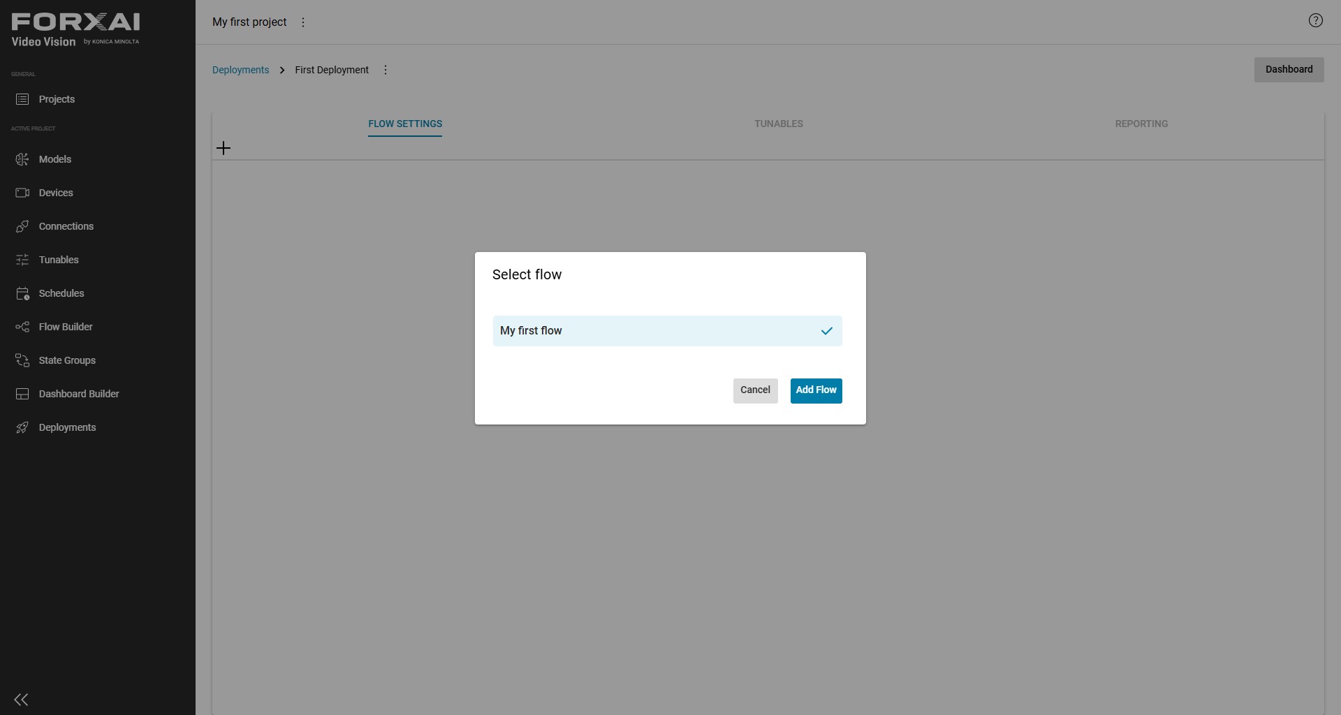 Adding a flow to a deployment
