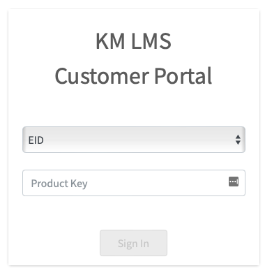 LMS login portal