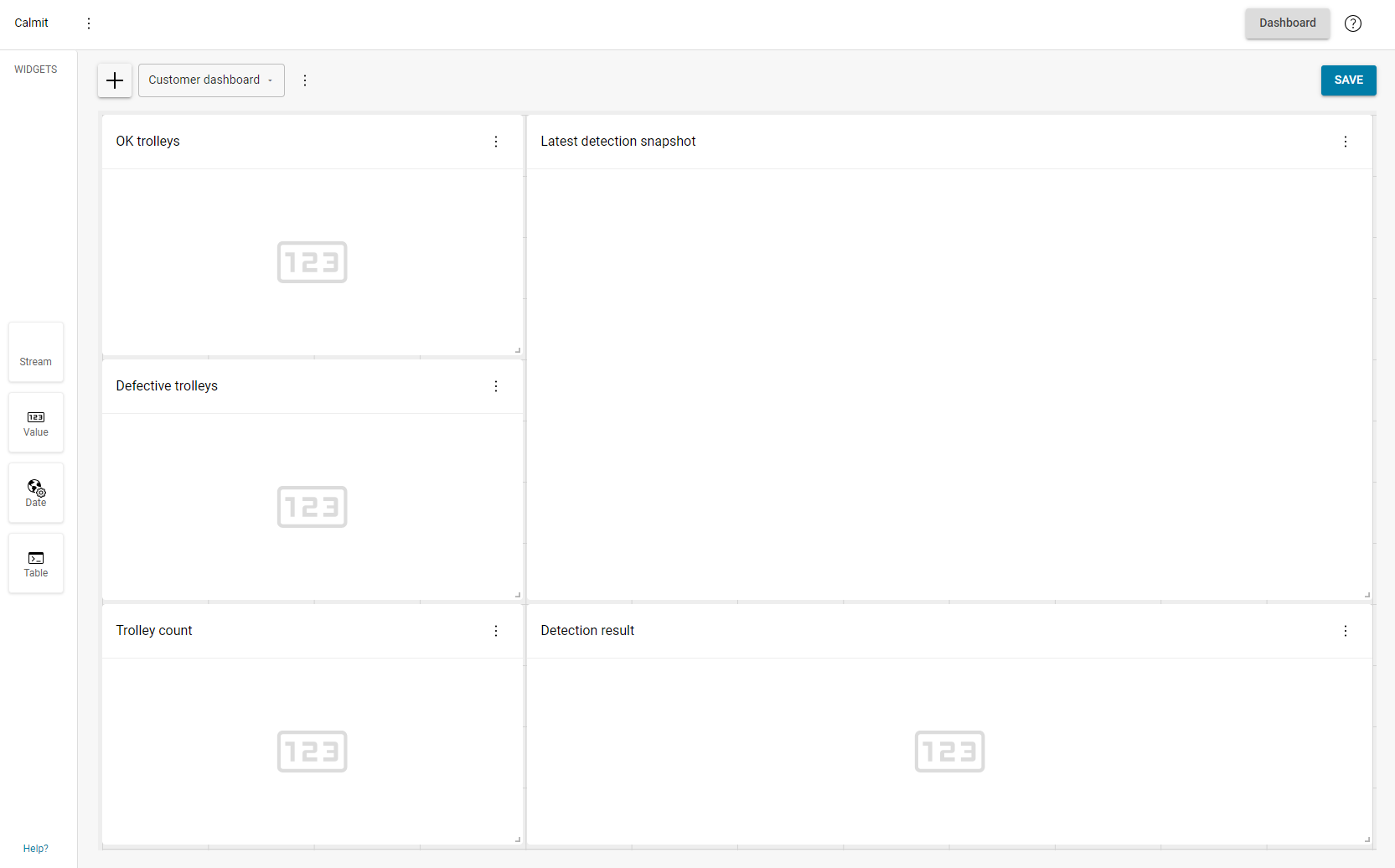 Dashboard builder overview