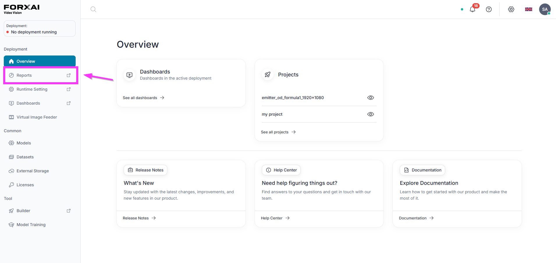 Hub reports