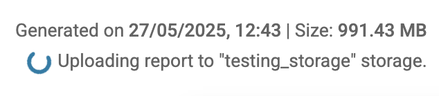 Sending export