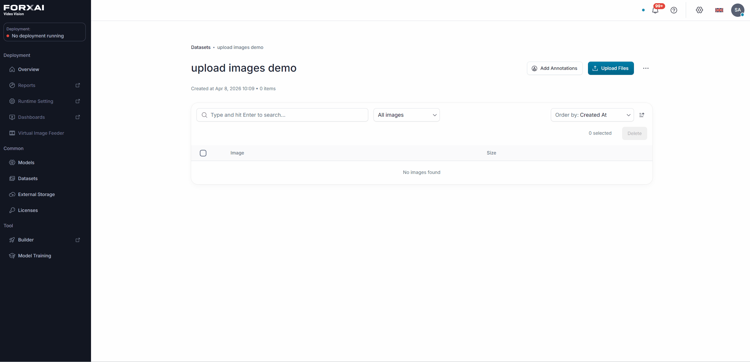 Upload ZIP file