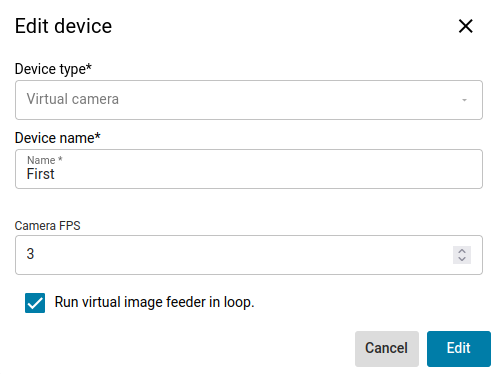 Virtual Camera device
